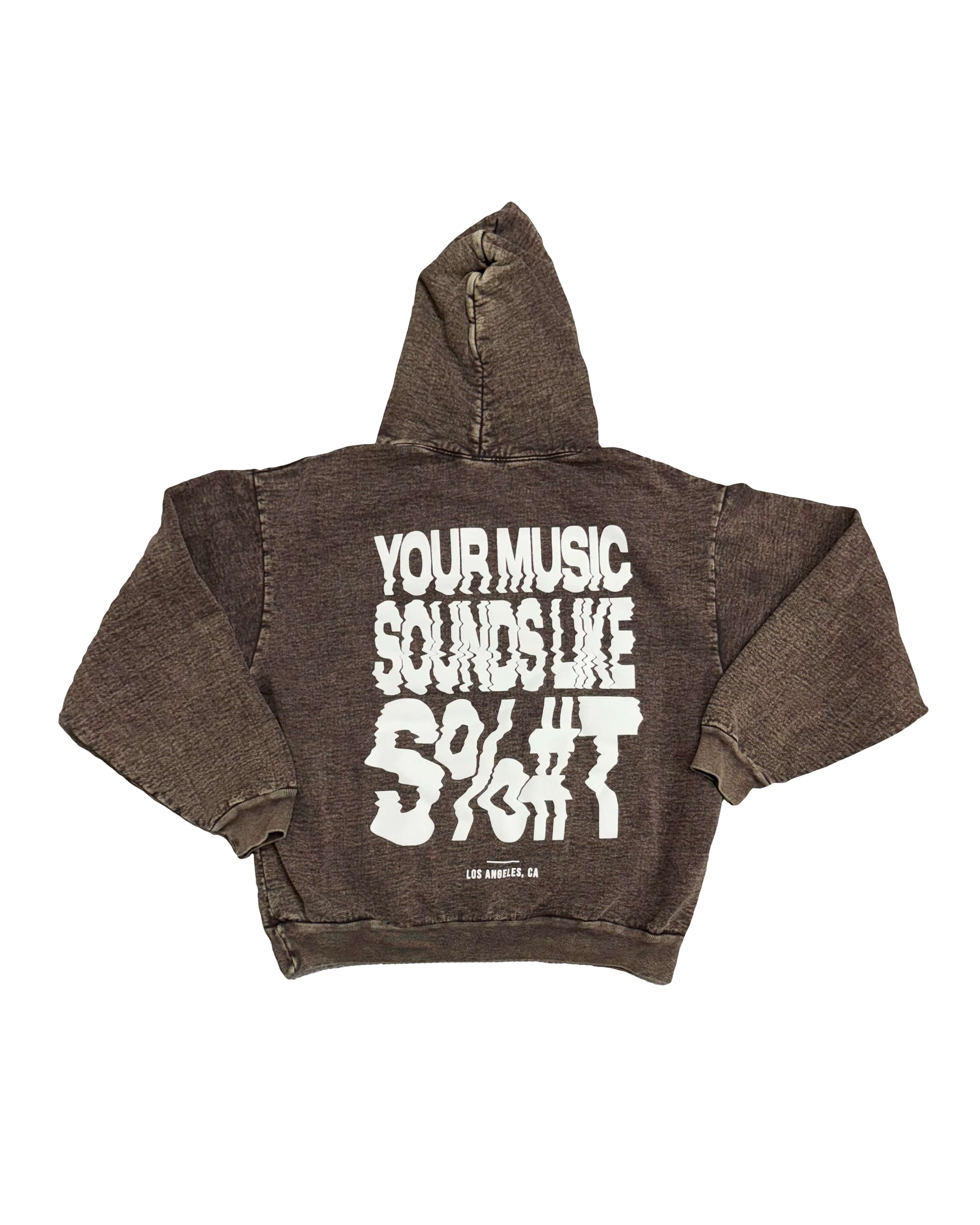 YMSLS Metal Brown Hoodie back